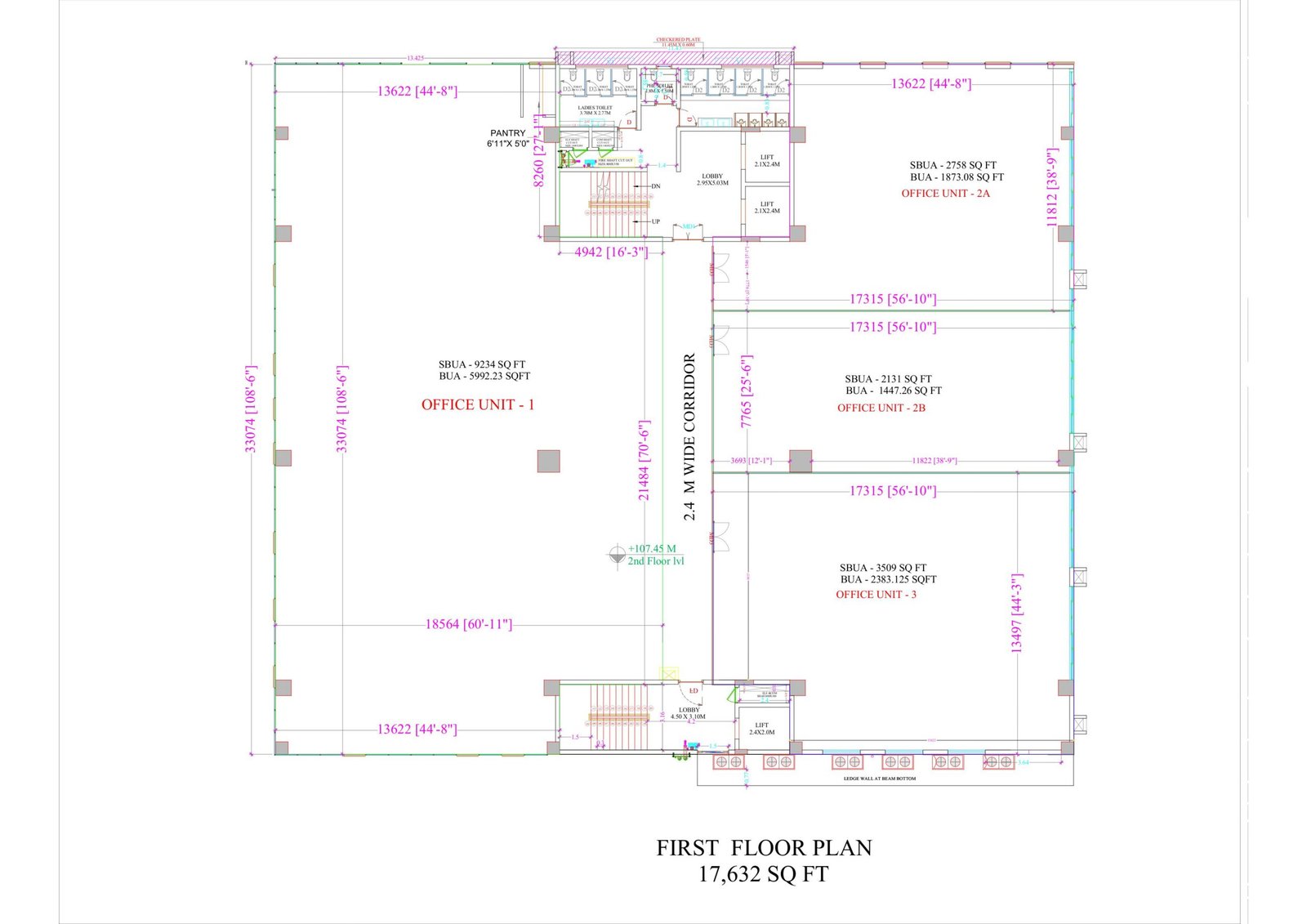 Business Square 1st Floor Retail Space 2A Floor Plan