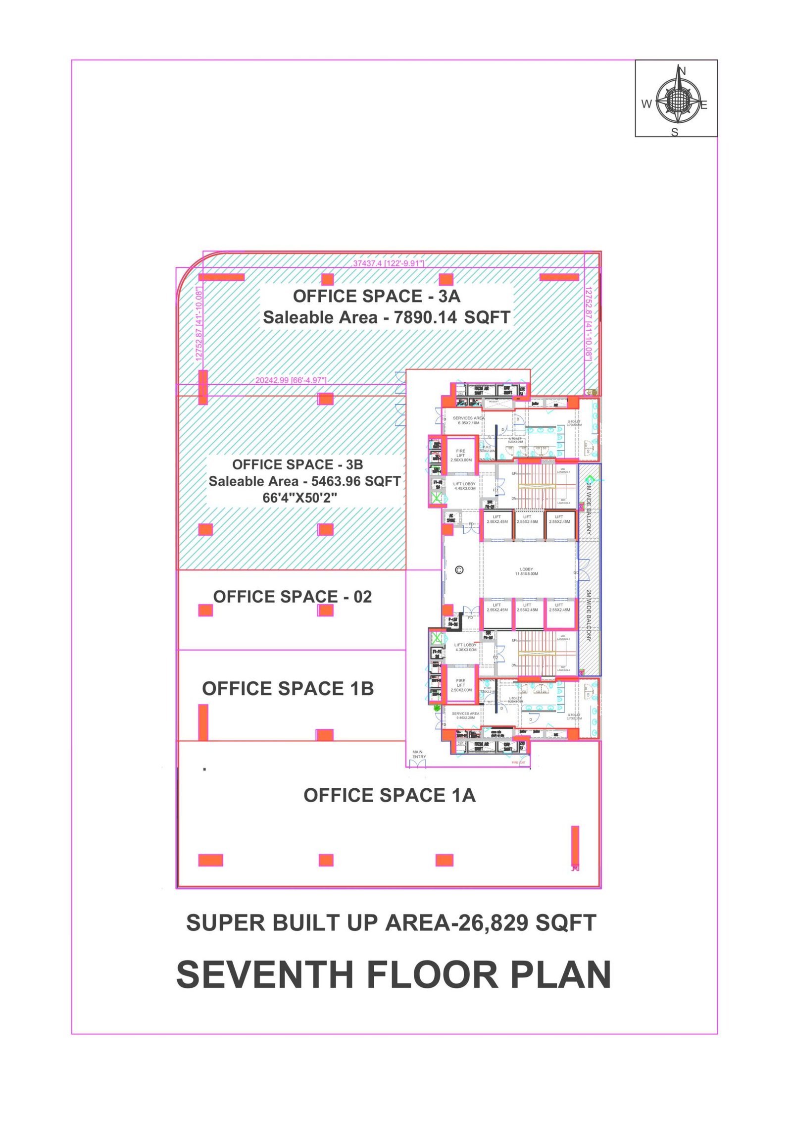 One Hyderabad Corporate Floor Plan