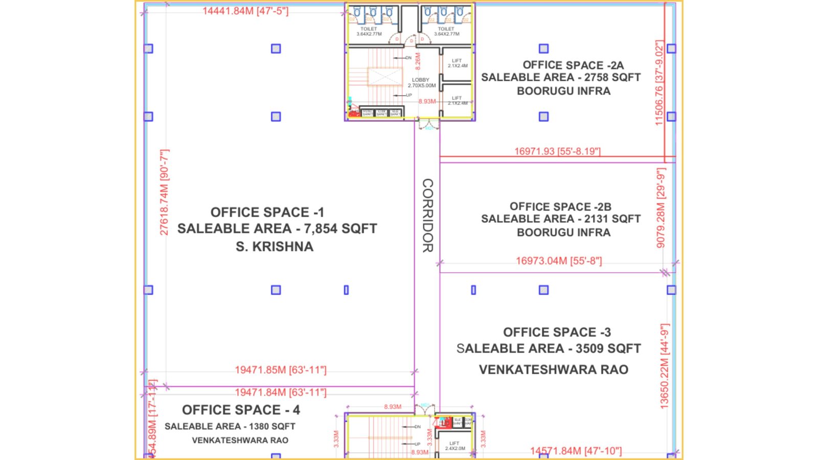 First Floor Prime Retail Interior Plate