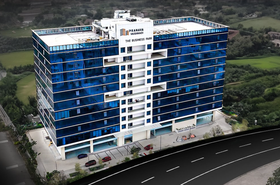 Business Park Kondapur Modern Glass Facade