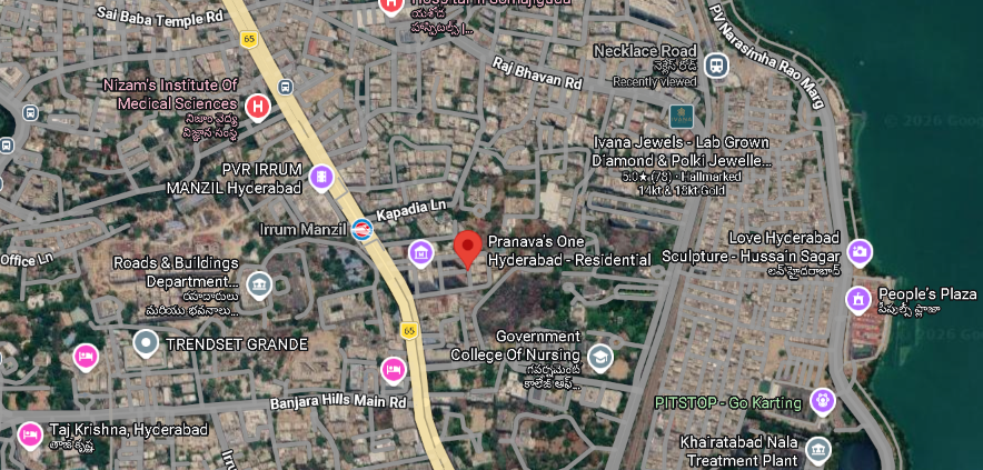 Somajiguda Hyderabad Location Map