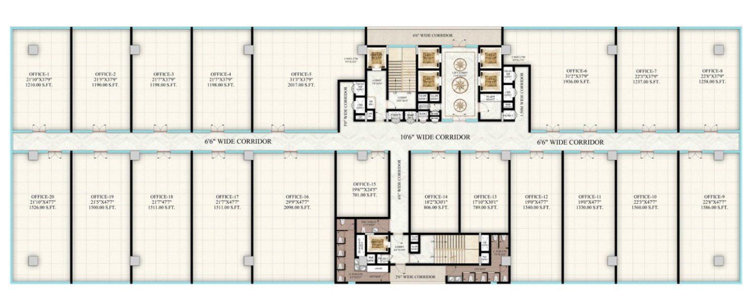 The Business Park Kondapur Floor Plan