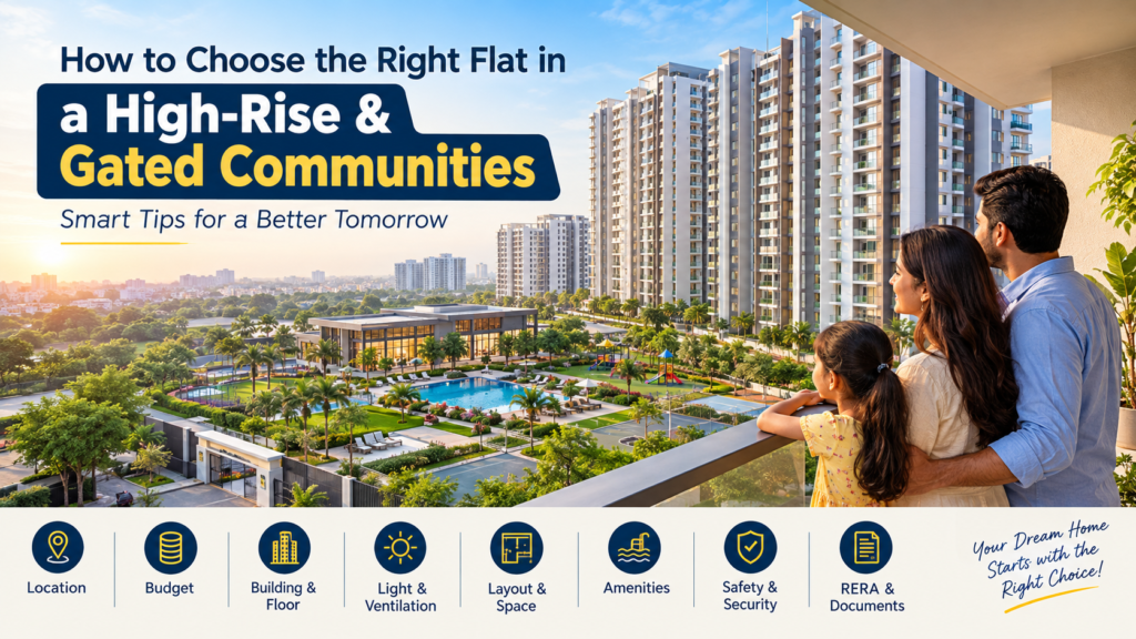 choose the right flat in a high-rise & gated communities